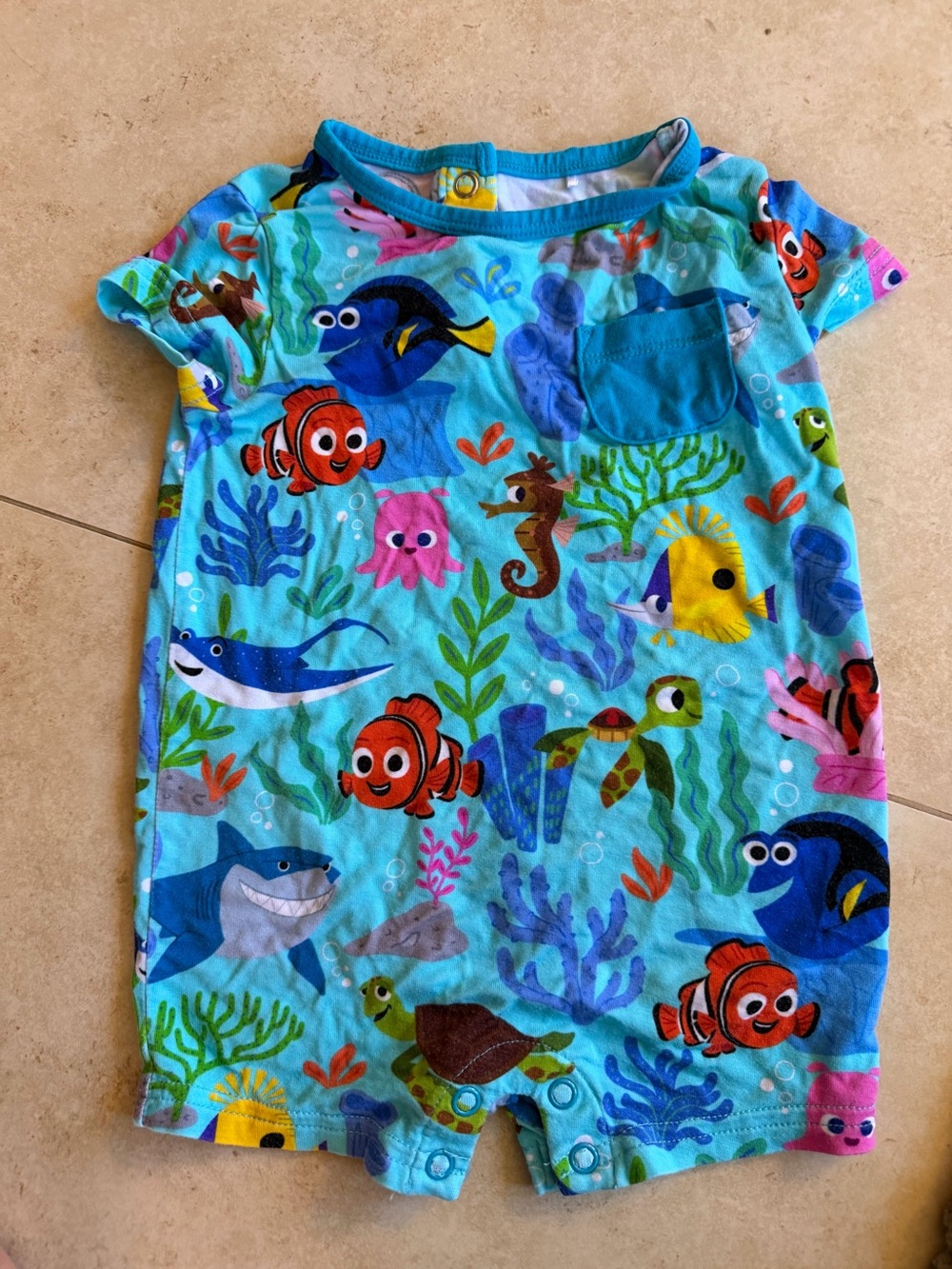 Little Sleepies Finding Nemo Romper
